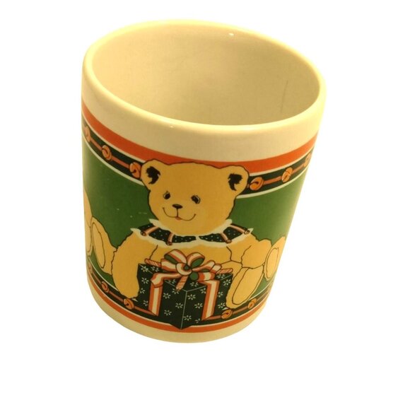 Houston Foods Teddy Bear Christmas Coffee Mug Cup - Picture 5 of 11